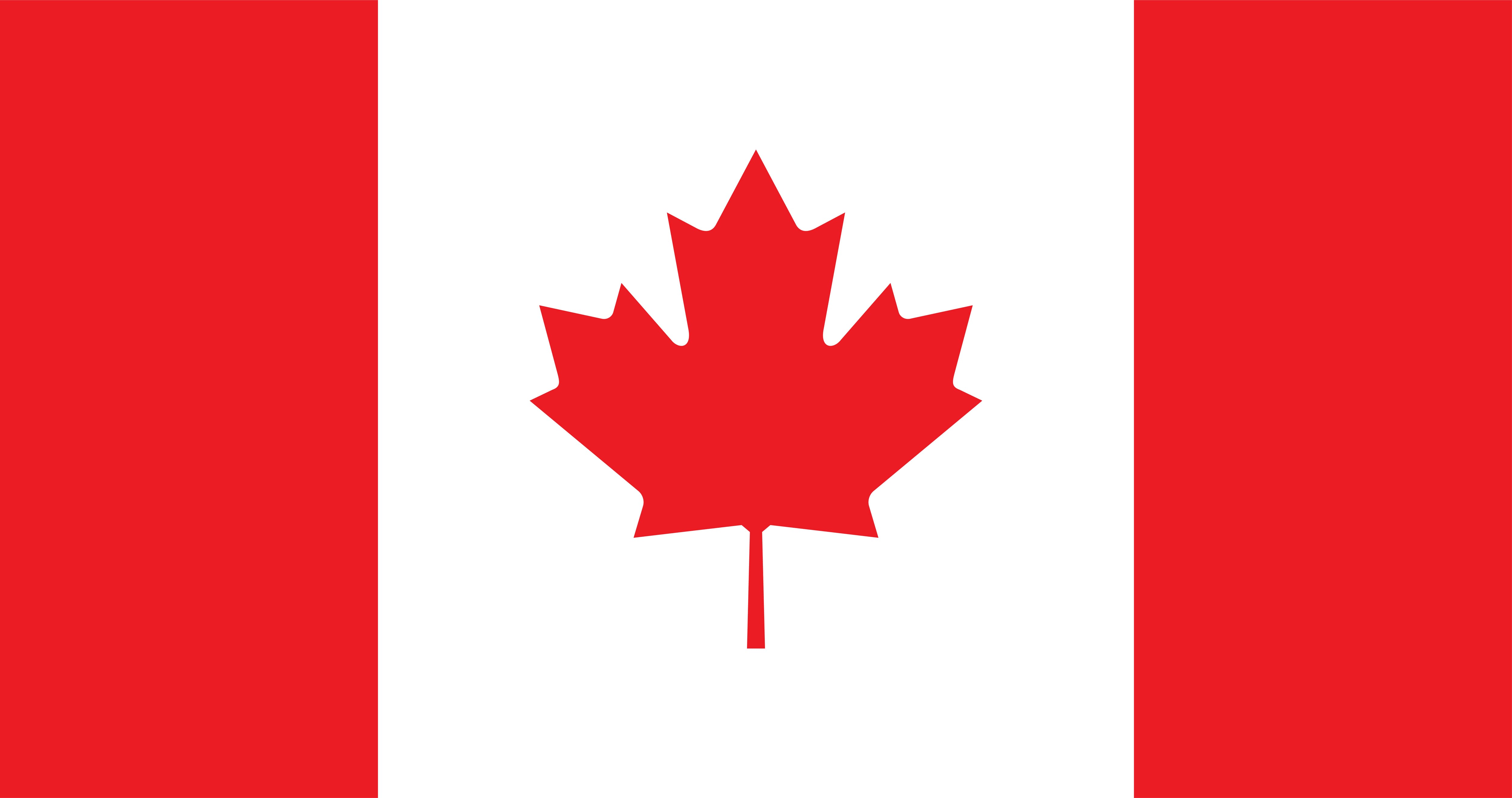 Bandera de la república del Canadá